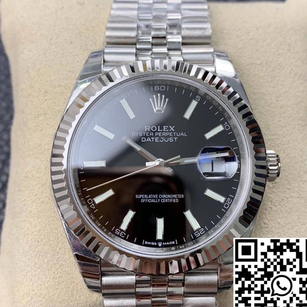 Dial M126334-0018 Datejust Black EW Factory Rolex 0906